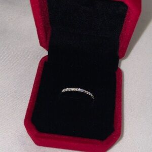 Size 7 Moissanite Ring.